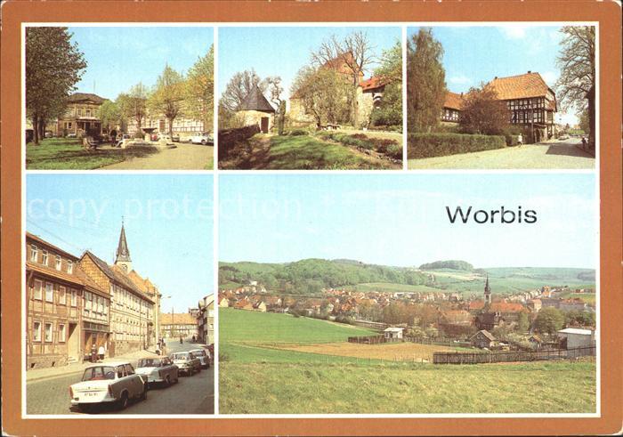 Worbis Burg Bodenstein Wintzingerode Rathaus Ernst Thaelmann Strasse