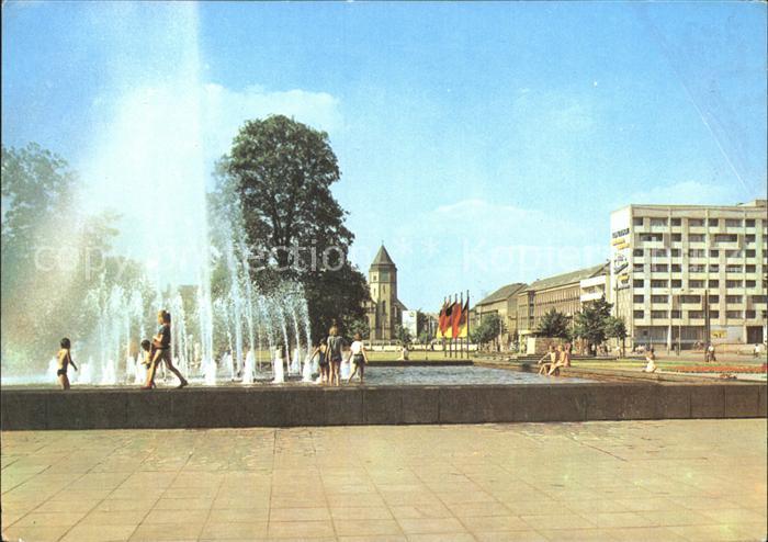 Dessau-Rosslau Wilhelm Pieck Strasse Springbrunnen