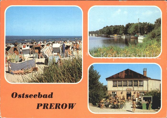Prerow Ostseebad Strand Seglerhafen HO Milchbar