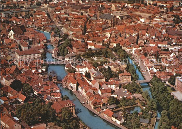 Bamberg Fliegeraufnahme Altstadt