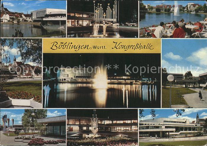 Boeblingen Kongresshalle Springbrunnen