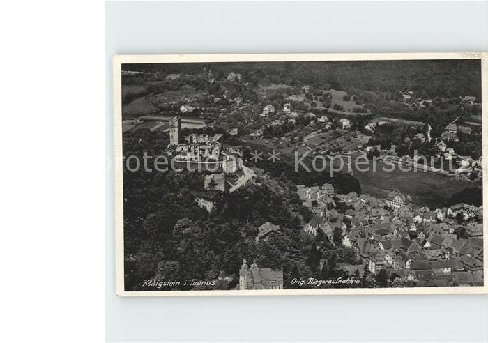 Koenigstein Taunus Fliegeraufnahme