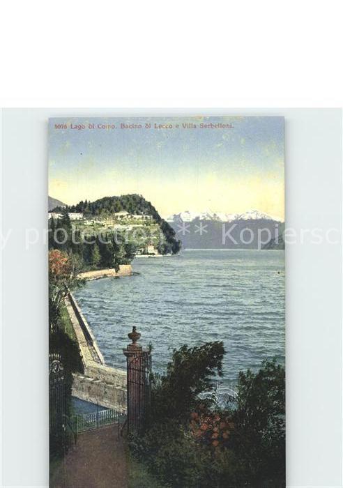 Lago di Como Bacino di Lecco Villa Serbelloni