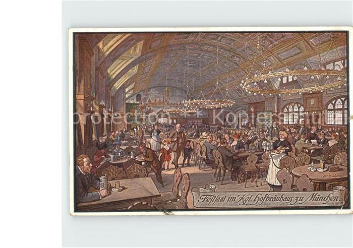 Muenchen Bayern Festsaal Koenigliches Hofbraeuhaus