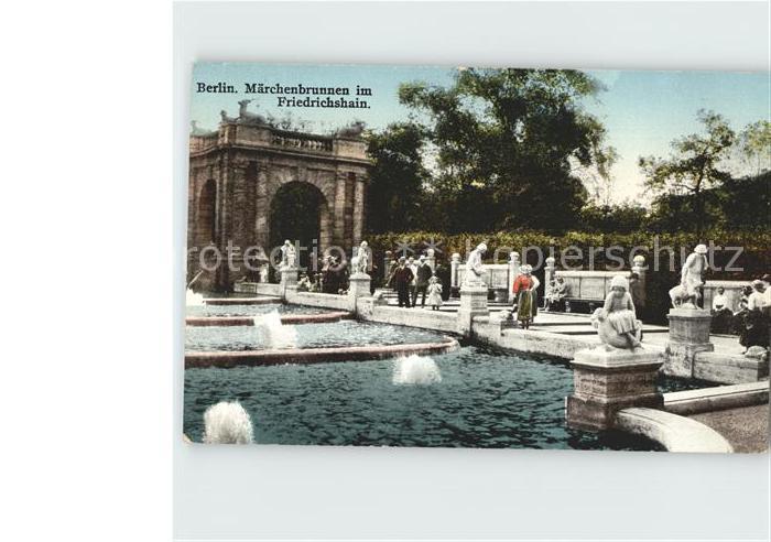 BERLIN  CITY Maerchenbrunnen Friedrichshain