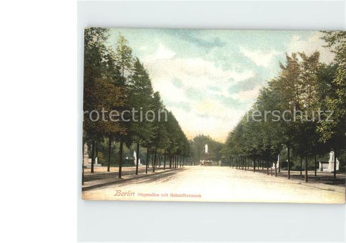 BERLIN  CITY Siegesallee Rolandbrunnen