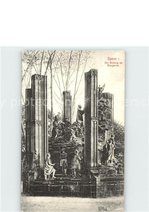 Speyer Rhein Oelberg Domgarten