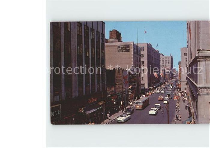 Montreal Quebec Rue Saint Catherine