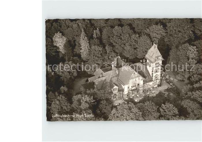 Hof Saale Fliegeraufnahme Theresienstein