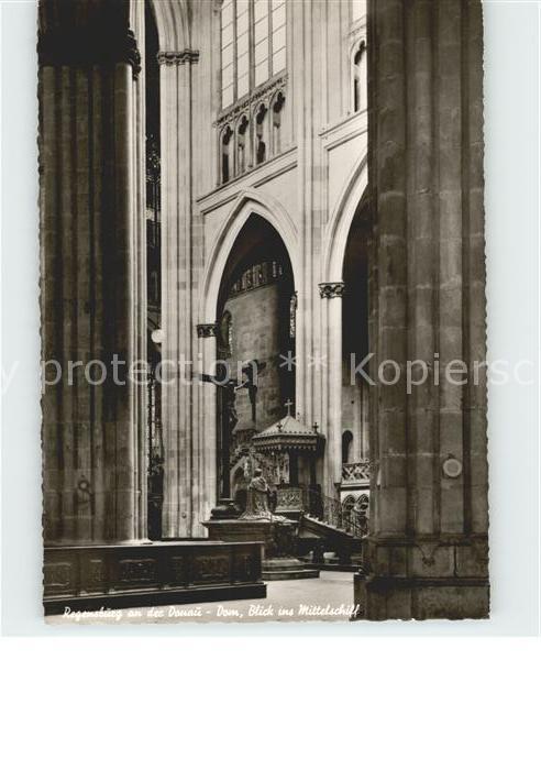 REGENSBURG Bayern Dom Mittelschiff