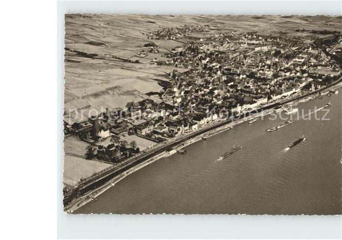 Ruedesheim Rhein Fliegeraufnahme