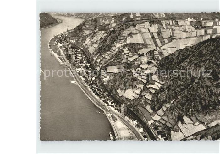 St Goarshausen Fliegeraufnahme