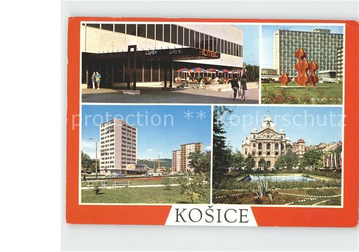 Kassa Kosice Kaschau Slovakia Hotel Hochhaus Brunnen