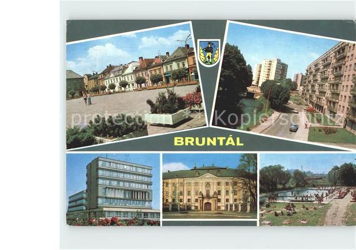 Bruntal Freudenthal Czechia Marktplatz Freibad Hochhaus