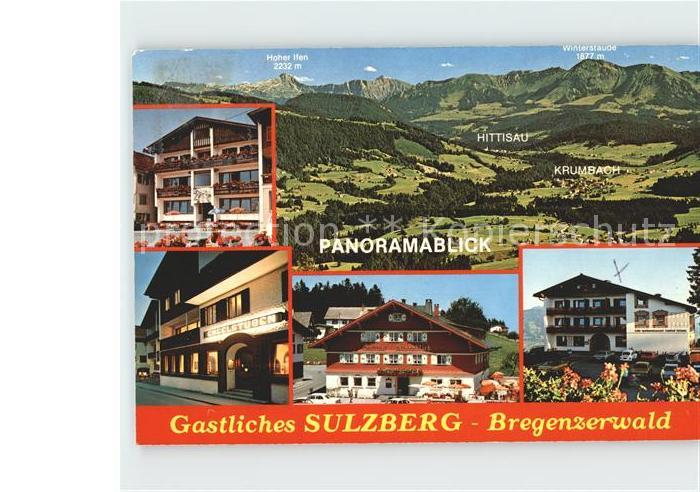 Sulzberg Vorarlberg Gaststaette Hittisau