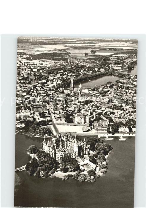 Schwerin Mecklenburg Fliegeraufnahme