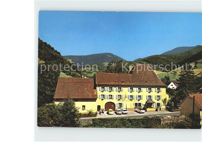 Muenstertal Schwarzwald Gasthof Pension Neumuehle zur Krone
