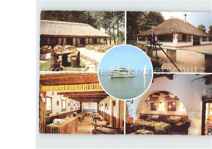 Balaton Plattensee Schiff Gaststaette