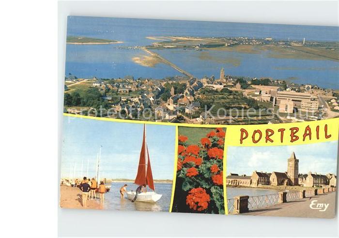 Portbail Fliegeraufnahme L eglise Notre- Dame