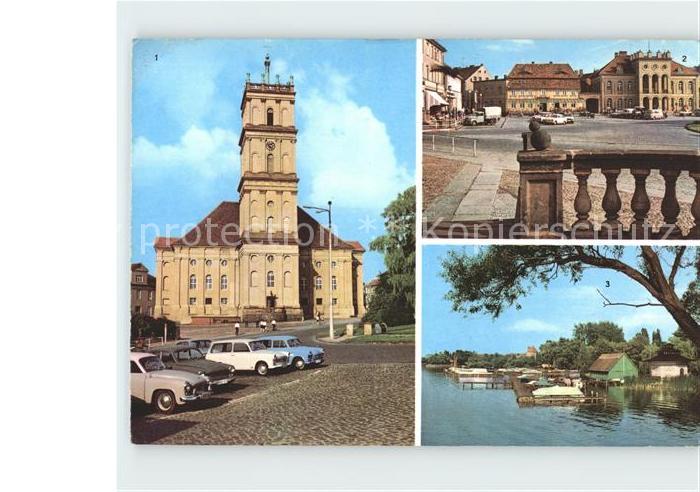 Neustrelitz Marktplatz Rathaus Zierker See
