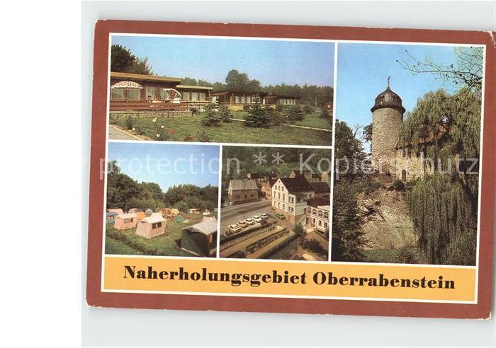 Karl-Marx-Stadt CHEMNITZ Naherholungsgebiet Oberrabenstein