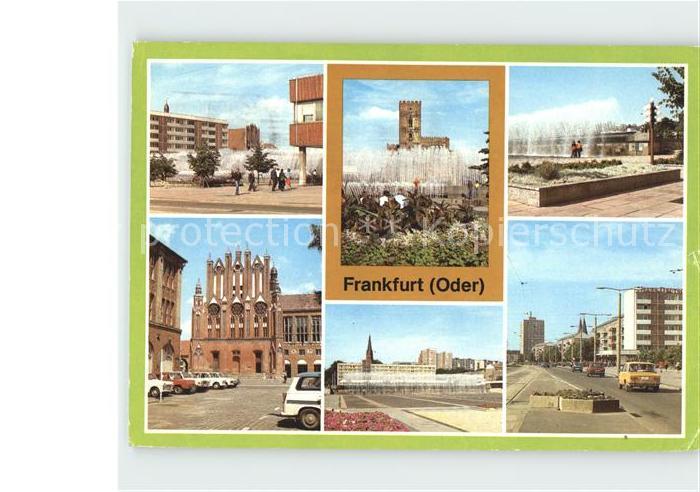 Frankfurt Oder Karl- Marx- Strasse Rathaus Zentraler Platz