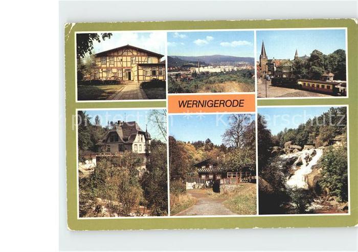 Wernigerode Harz Harzquerbahn HO- Gaststaette Christianental Steinerne Renne