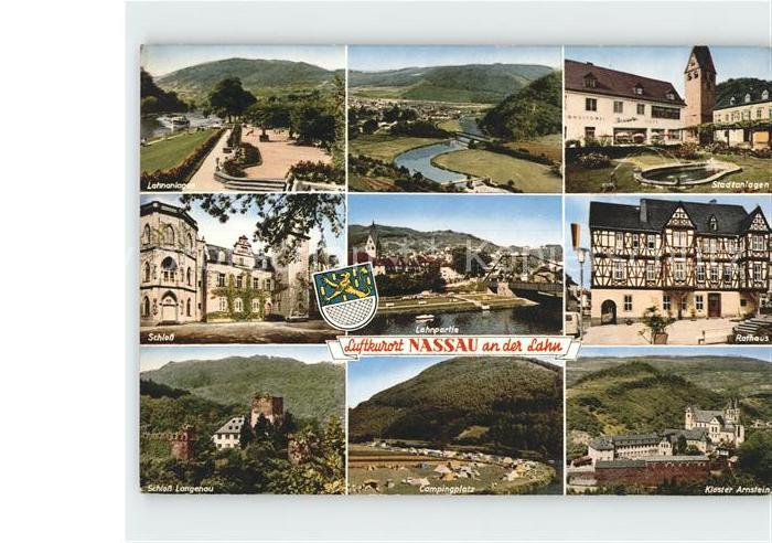 Nassau Bad Kloster Arnstein Schloss Stadtanlagen