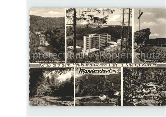 Manderscheid Eifel Eifelsanatorium Burgweiher