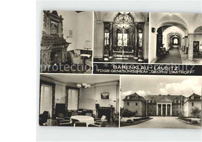 Baerenklau Niederlausitz FDGB- Genesungsheim Georgi Dimitroff