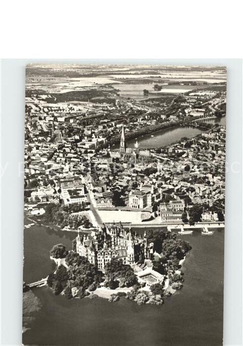 Schwerin Mecklenburg Fliegeraufnahme