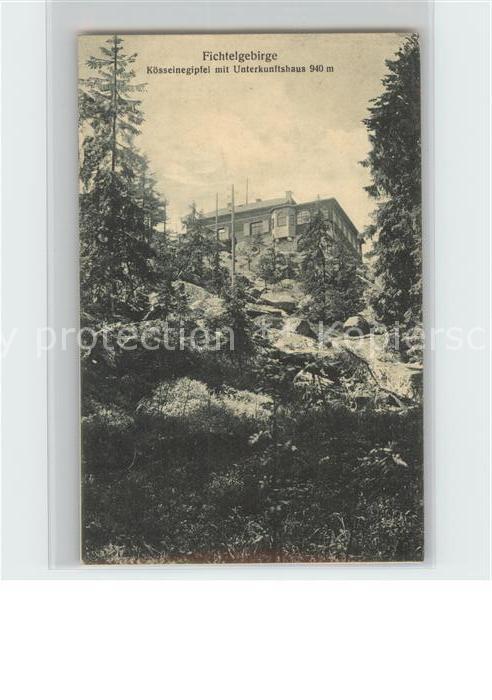 Wunsiedel Koesseinegipfel Unterkunftshaus