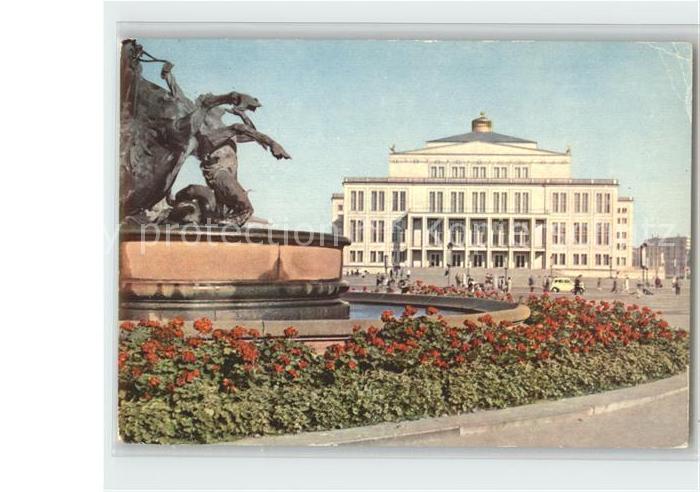 LEIPZIG Sachsen Opernhaus Karl- Marx- Platz