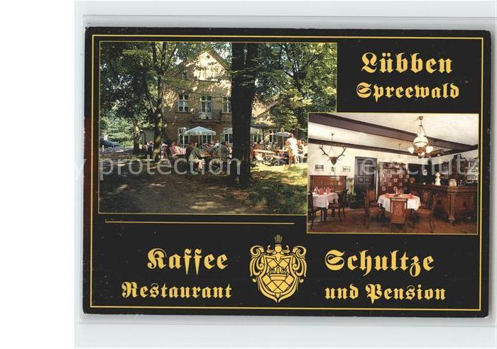 Luebben Spreewald Kaffee Restaurant Pension Schultze