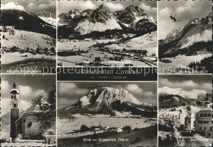 Lermoos Tirol Skigebiet Zugspitze Grubigstein