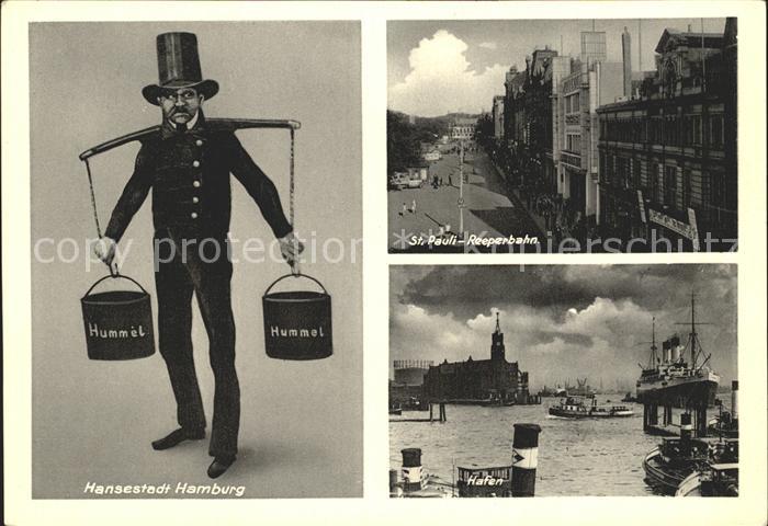 HAMBURG  CITY St. Pauli Reeperbahn Hafen
