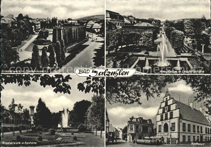 Bad Salzuflen Hauptallee Gradierwerk Rathaus