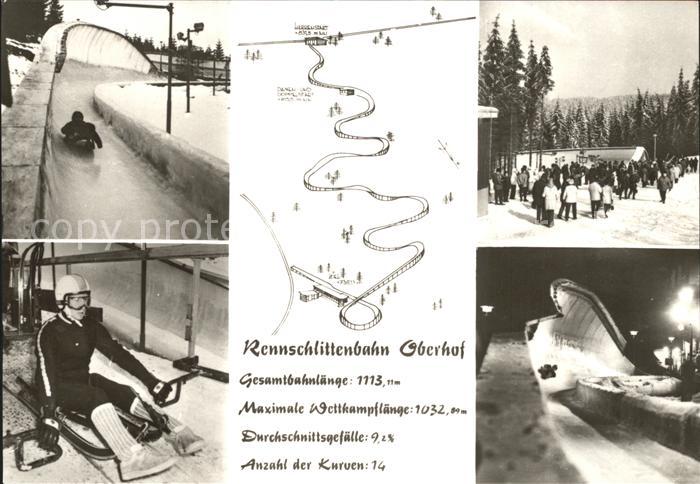 Oberhof Thueringen Rennschlittenbahn