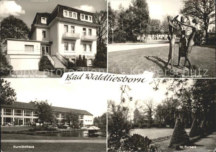 Bad Waldliesborn Kurpension Dr. Pluempe Kurpark Kurmittelhaus