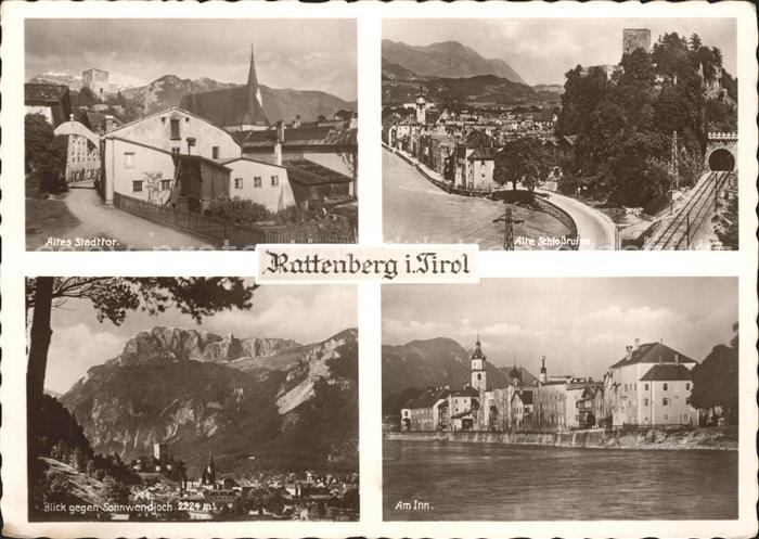 Rattenberg Tirol Stadttor Schlossruine Inn