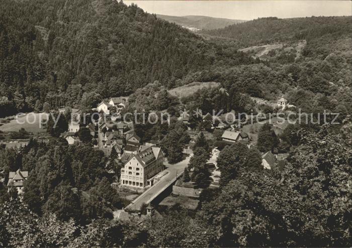 Treseburg Harz Blick vom Weissen Hirsch