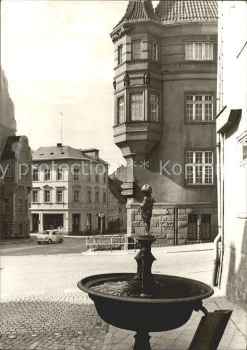 Apolda Brunnen an der August Bebel Strasse