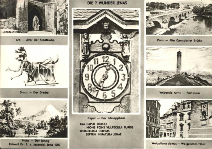 Jena Camsdorfer Bruecke Fuchsturm Weigelsches Haus Jenzig