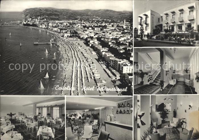 Cattolica Rimini Hotel International Fliegeraufnahme