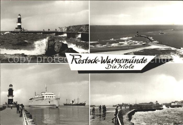 Warnemuende Ostseebad Mole Leuchtturm