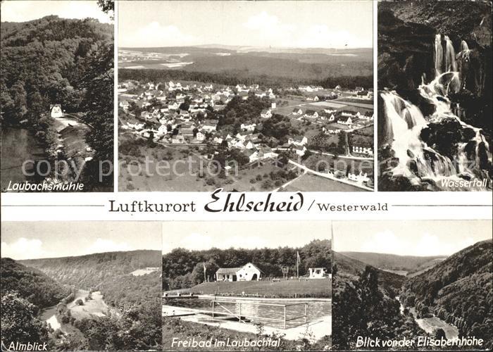 Ehlscheid Laubachsmuehle Wasserfall Elisabethenhoehe