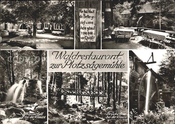 Herrenalb Bad Herrenalb Waldrestaurant zur Plotzsaegemuehle