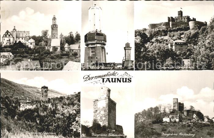 Feldberg Taunus Kronberg Burgruinen Koenigstein Reifenbach Falkenstein Eppstein