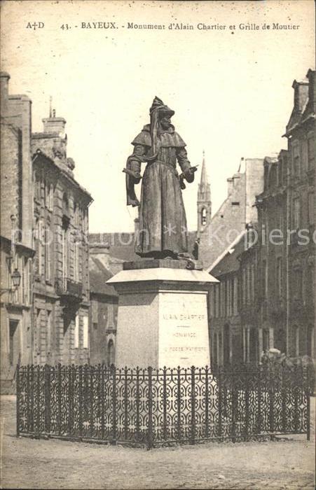 Bayeux Monument d`Alain Chartier