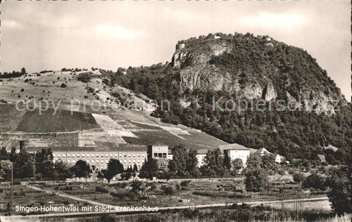 Hohentwiel mit Krankenhaus